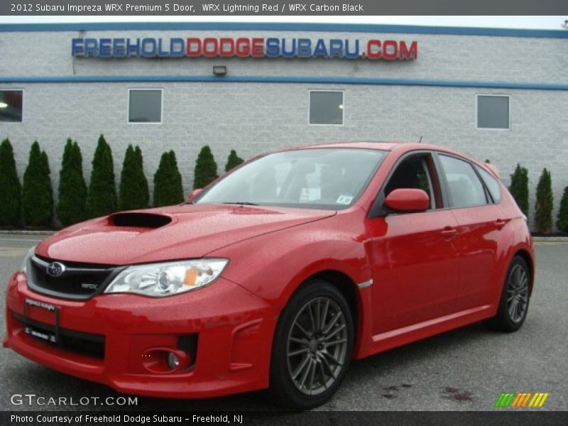 WRX Lightning Red / WRX Carbon Black 2012 Subaru Impreza WRX Premium 5 Door