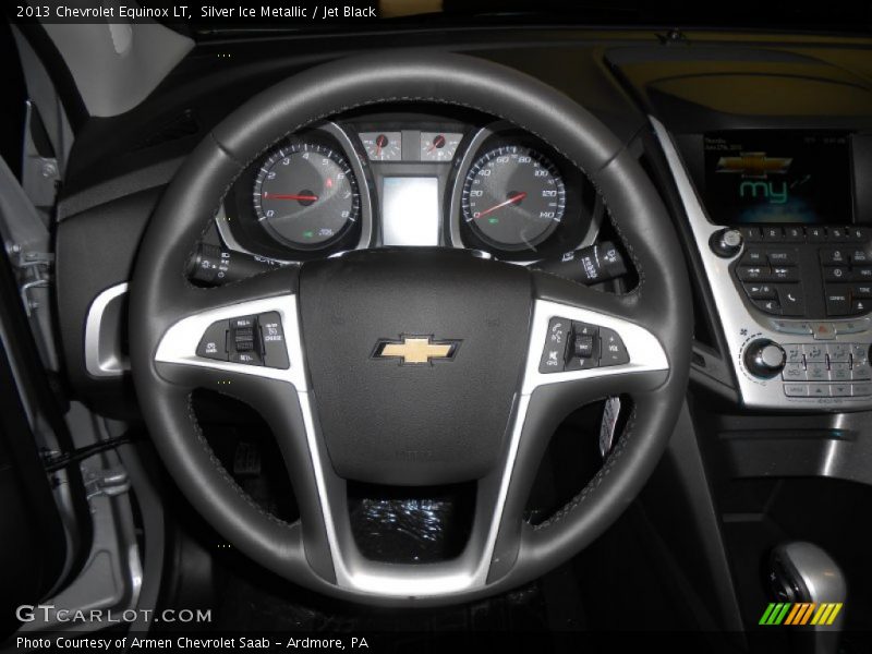 Silver Ice Metallic / Jet Black 2013 Chevrolet Equinox LT