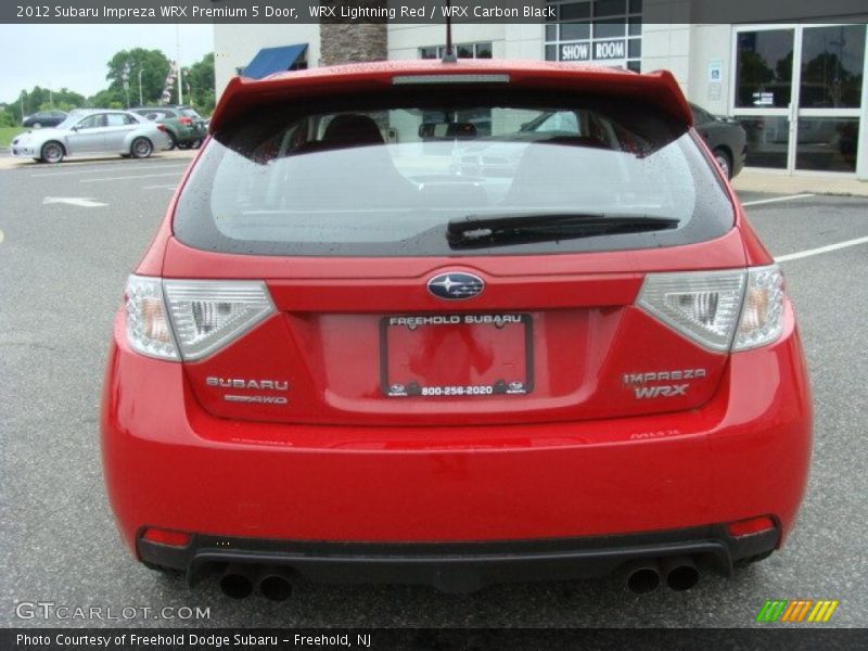 WRX Lightning Red / WRX Carbon Black 2012 Subaru Impreza WRX Premium 5 Door