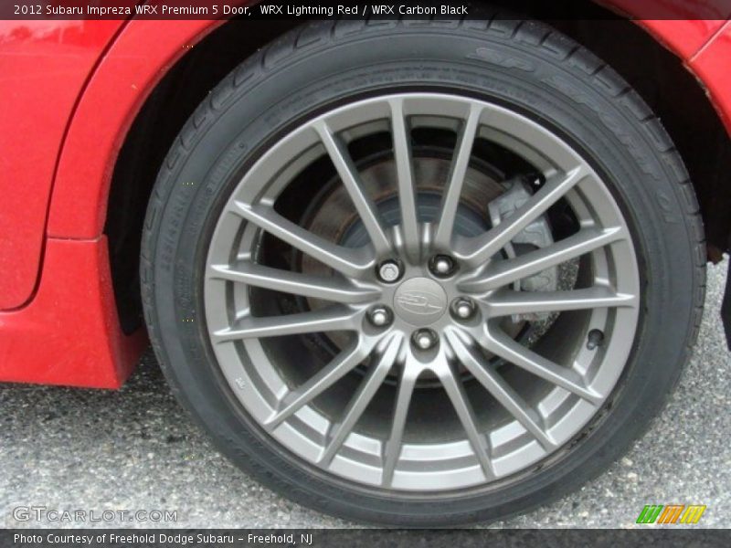  2012 Impreza WRX Premium 5 Door Wheel