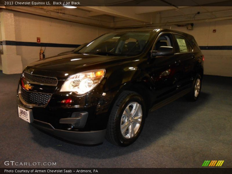 Black / Jet Black 2013 Chevrolet Equinox LS