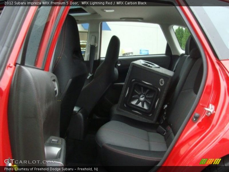 WRX Lightning Red / WRX Carbon Black 2012 Subaru Impreza WRX Premium 5 Door