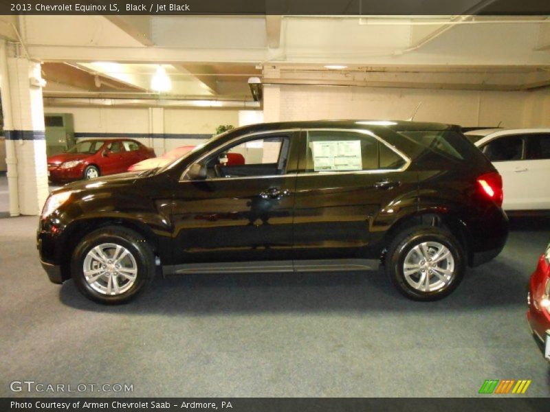 Black / Jet Black 2013 Chevrolet Equinox LS