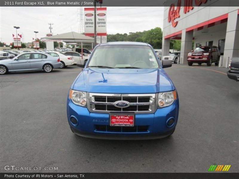 Blue Flame Metallic / Stone 2011 Ford Escape XLS