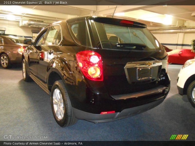 Black / Jet Black 2013 Chevrolet Equinox LS