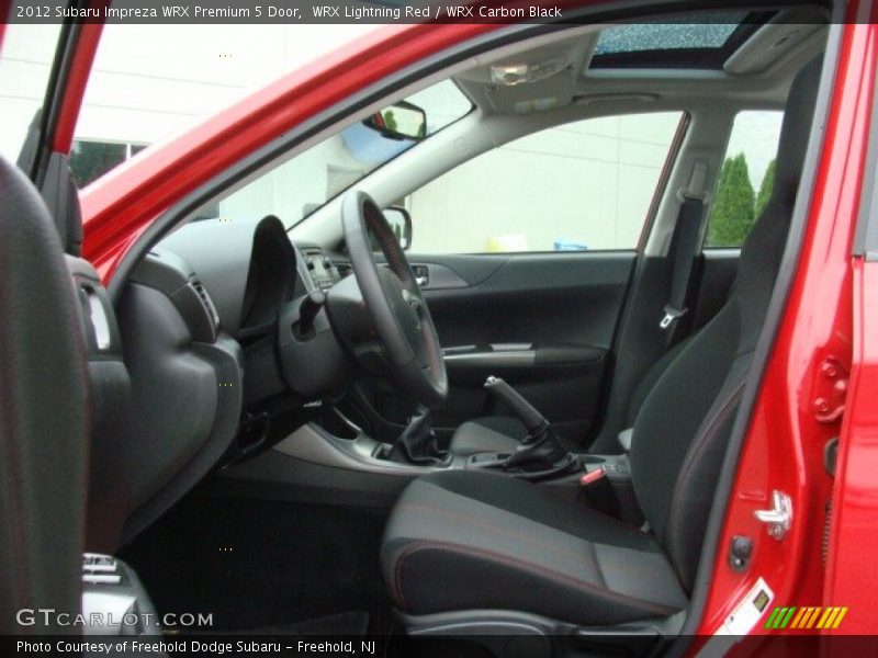 WRX Lightning Red / WRX Carbon Black 2012 Subaru Impreza WRX Premium 5 Door
