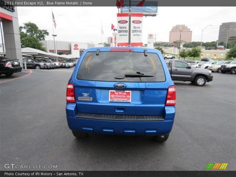 Blue Flame Metallic / Stone 2011 Ford Escape XLS