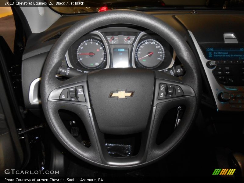 Black / Jet Black 2013 Chevrolet Equinox LS