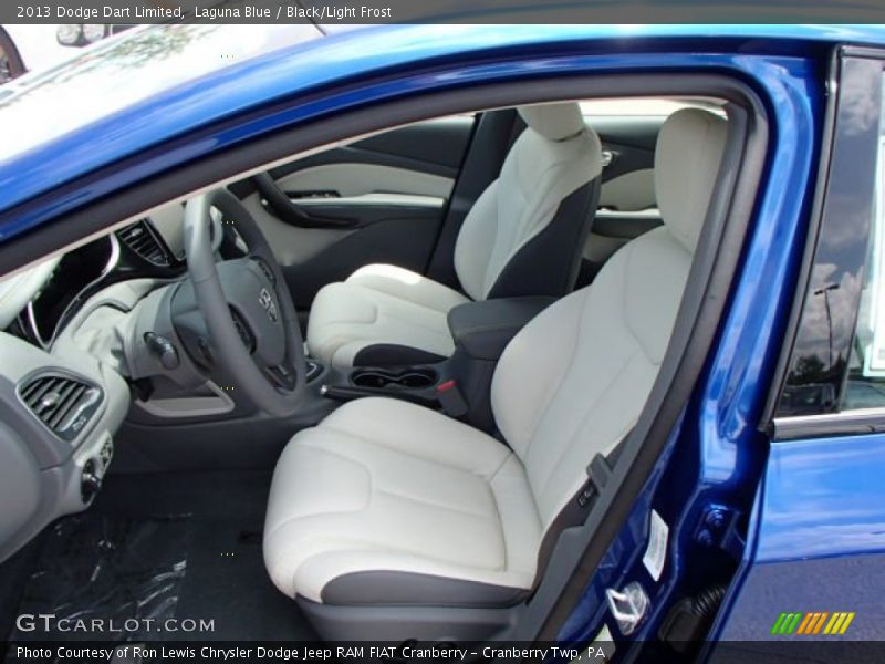 Laguna Blue / Black/Light Frost 2013 Dodge Dart Limited
