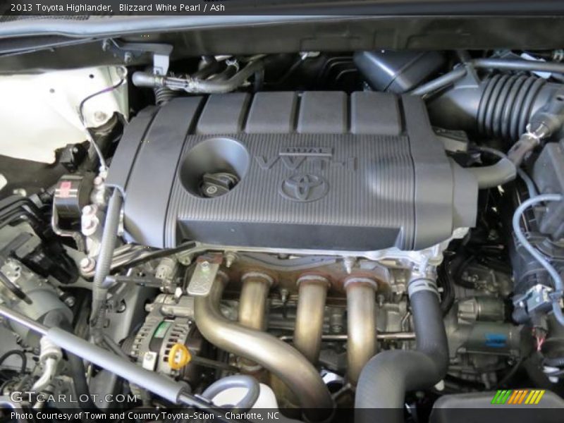 Blizzard White Pearl / Ash 2013 Toyota Highlander