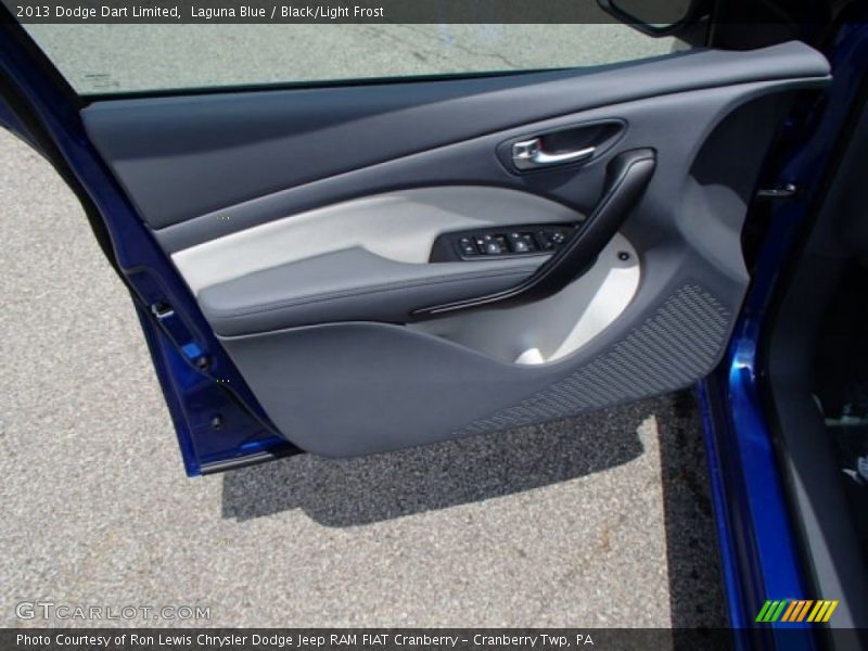 Laguna Blue / Black/Light Frost 2013 Dodge Dart Limited