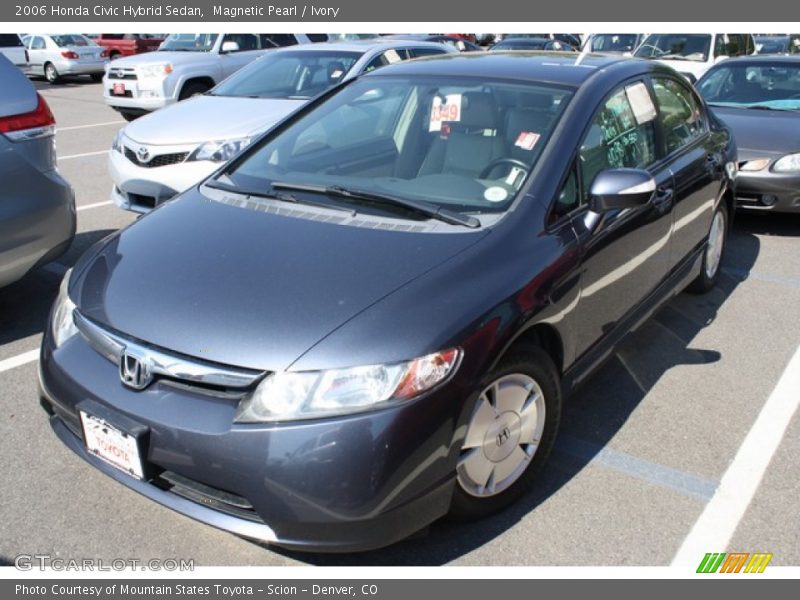 Magnetic Pearl / Ivory 2006 Honda Civic Hybrid Sedan
