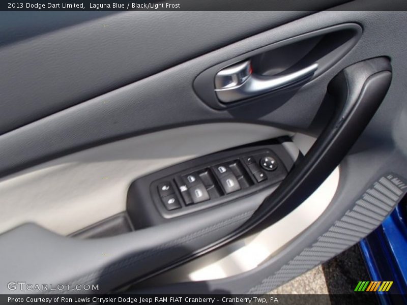 Laguna Blue / Black/Light Frost 2013 Dodge Dart Limited
