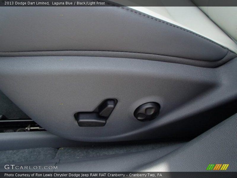 Laguna Blue / Black/Light Frost 2013 Dodge Dart Limited