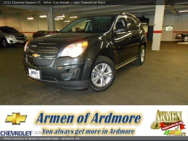 Ashen Gray Metallic / Light Titanium/Jet Black 2013 Chevrolet Equinox LT