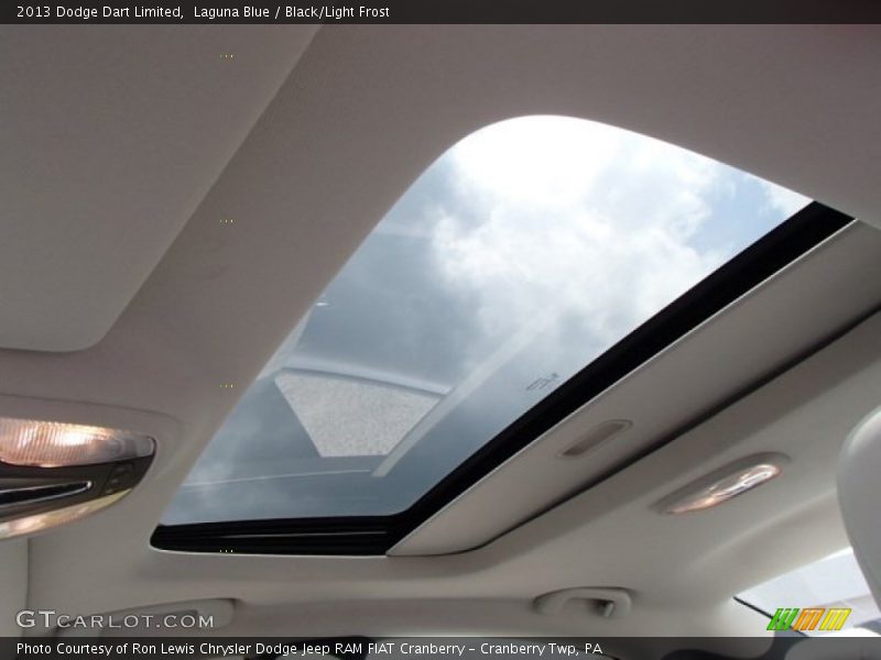 Laguna Blue / Black/Light Frost 2013 Dodge Dart Limited