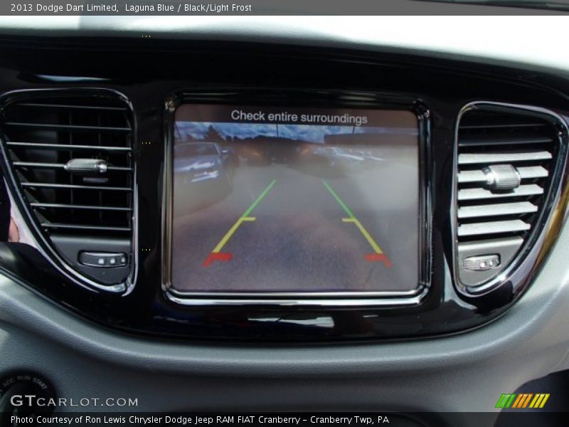 Laguna Blue / Black/Light Frost 2013 Dodge Dart Limited