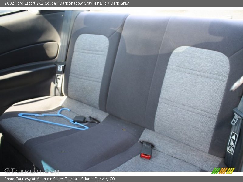 Dark Shadow Gray Metallic / Dark Gray 2002 Ford Escort ZX2 Coupe