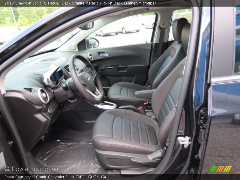Front Seat of 2013 Sonic RS Hatch
