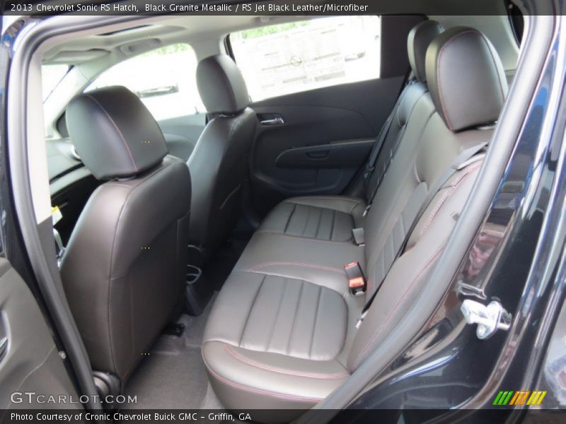 Rear Seat of 2013 Sonic RS Hatch