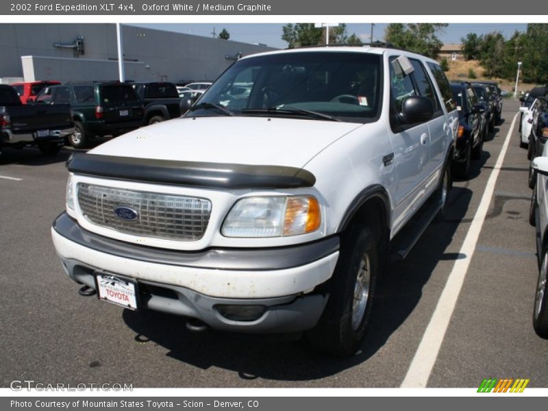 Oxford White / Medium Graphite 2002 Ford Expedition XLT 4x4