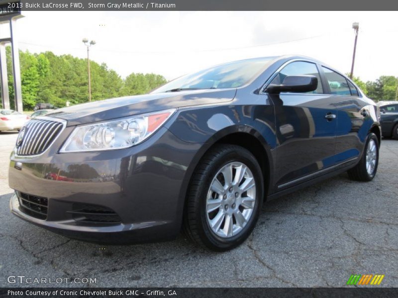 Storm Gray Metallic / Titanium 2013 Buick LaCrosse FWD