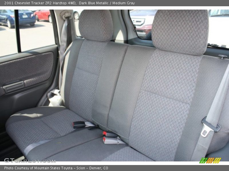 Rear Seat of 2001 Tracker ZR2 Hardtop 4WD