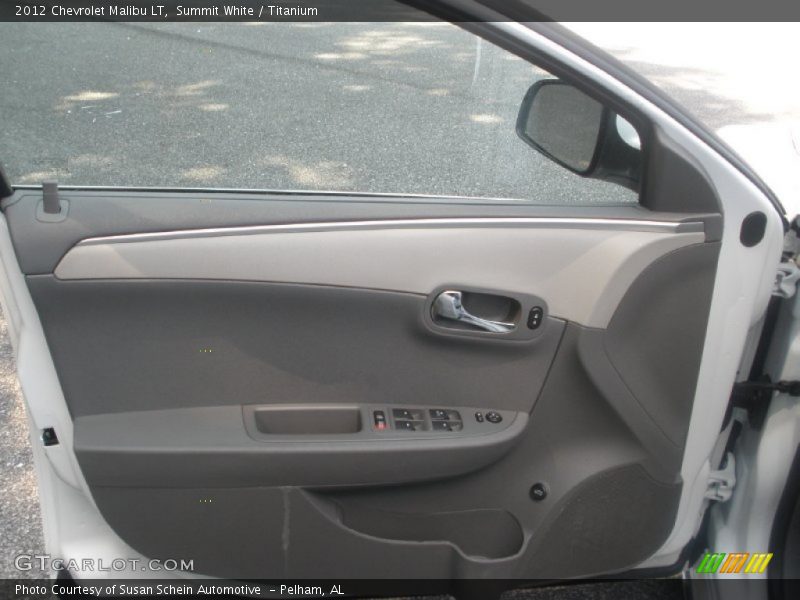 Summit White / Titanium 2012 Chevrolet Malibu LT