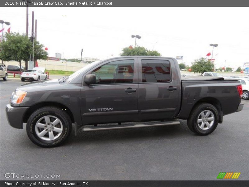 Smoke Metallic / Charcoal 2010 Nissan Titan SE Crew Cab