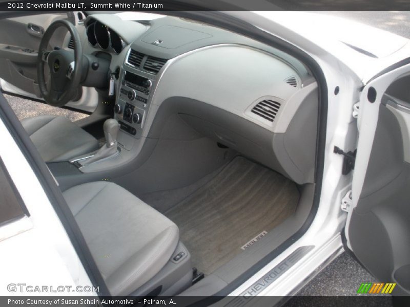 Summit White / Titanium 2012 Chevrolet Malibu LT