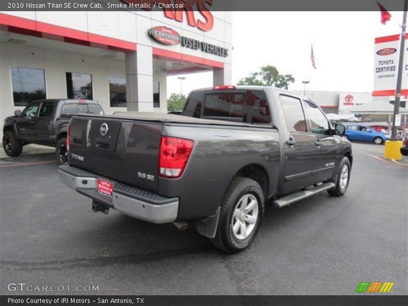 Smoke Metallic / Charcoal 2010 Nissan Titan SE Crew Cab