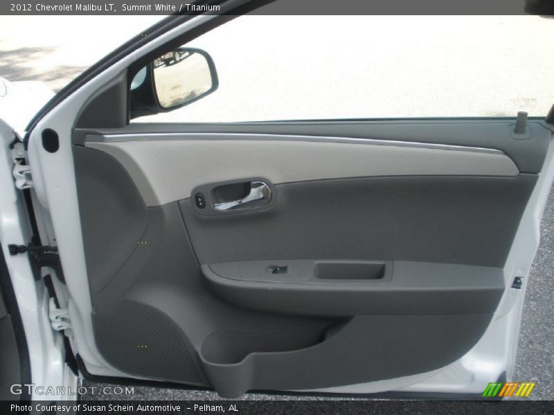 Summit White / Titanium 2012 Chevrolet Malibu LT