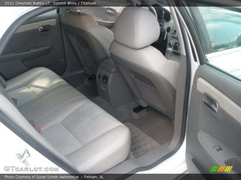 Summit White / Titanium 2012 Chevrolet Malibu LT