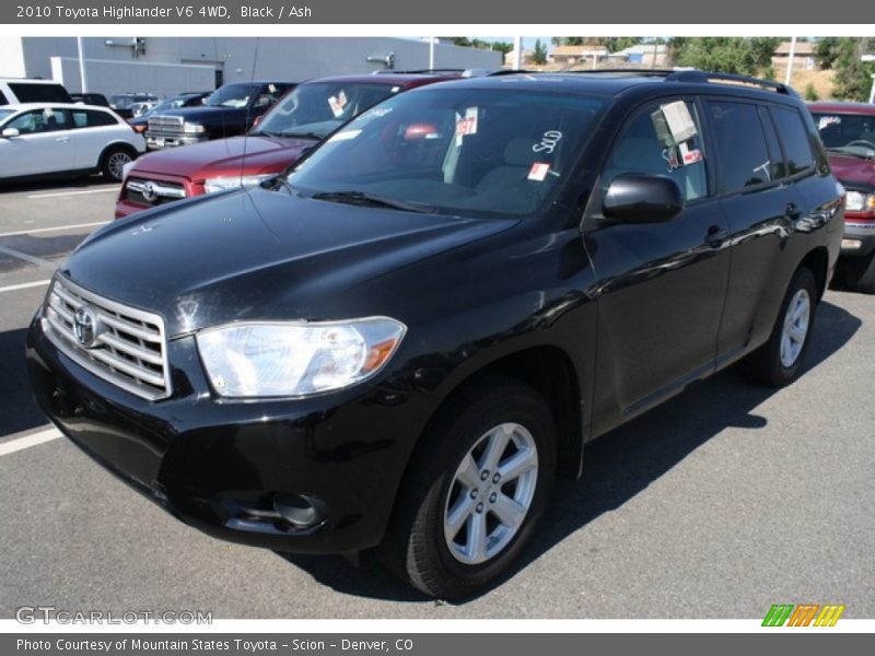 Black / Ash 2010 Toyota Highlander V6 4WD