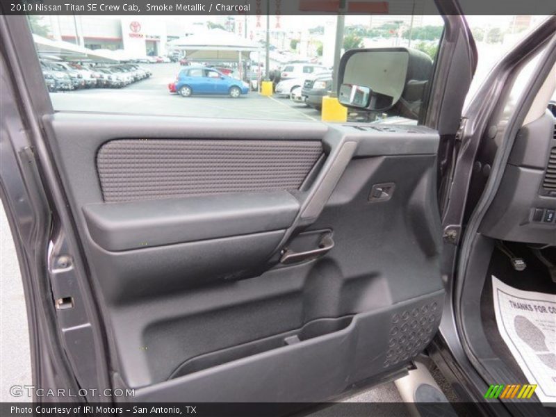 Smoke Metallic / Charcoal 2010 Nissan Titan SE Crew Cab
