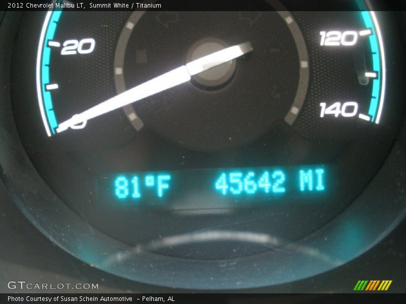 Summit White / Titanium 2012 Chevrolet Malibu LT