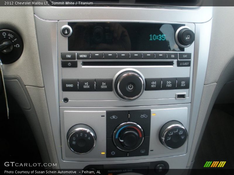 Summit White / Titanium 2012 Chevrolet Malibu LT