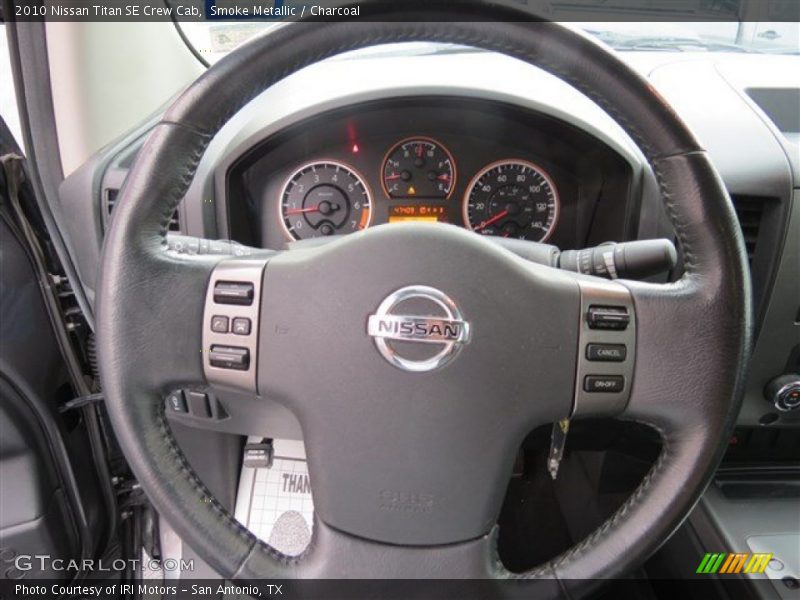 Smoke Metallic / Charcoal 2010 Nissan Titan SE Crew Cab