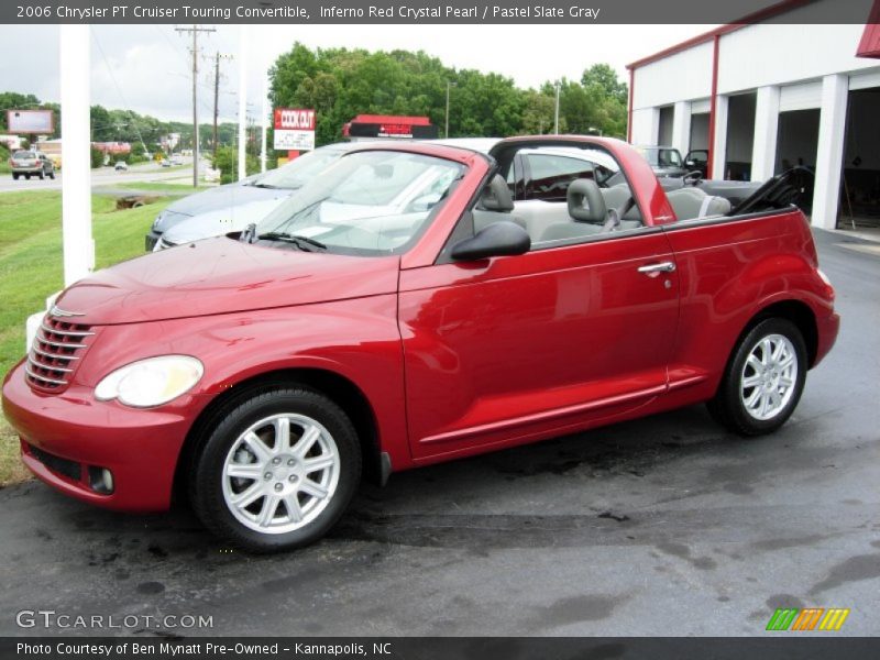 Inferno Red Crystal Pearl / Pastel Slate Gray 2006 Chrysler PT Cruiser Touring Convertible