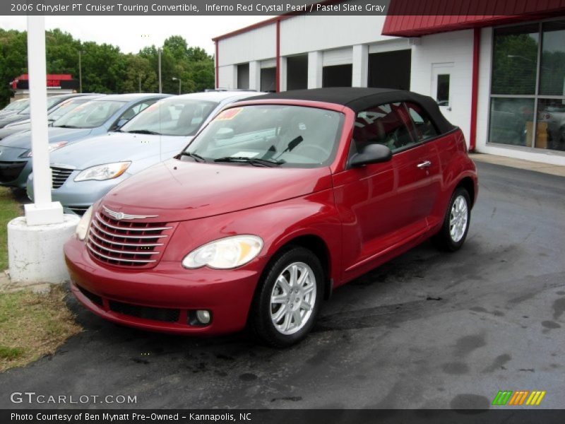 Inferno Red Crystal Pearl / Pastel Slate Gray 2006 Chrysler PT Cruiser Touring Convertible