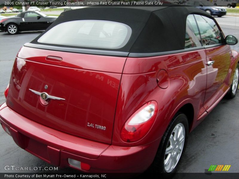 Inferno Red Crystal Pearl / Pastel Slate Gray 2006 Chrysler PT Cruiser Touring Convertible