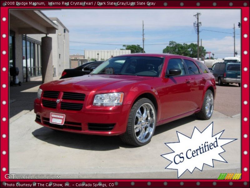 Inferno Red Crystal Pearl / Dark Slate Gray/Light Slate Gray 2008 Dodge Magnum