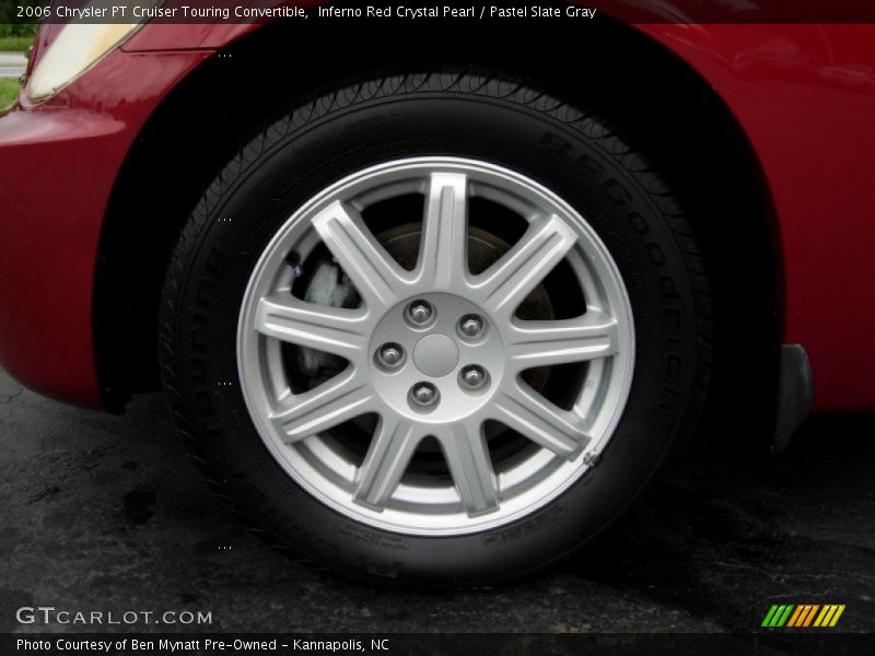 Inferno Red Crystal Pearl / Pastel Slate Gray 2006 Chrysler PT Cruiser Touring Convertible