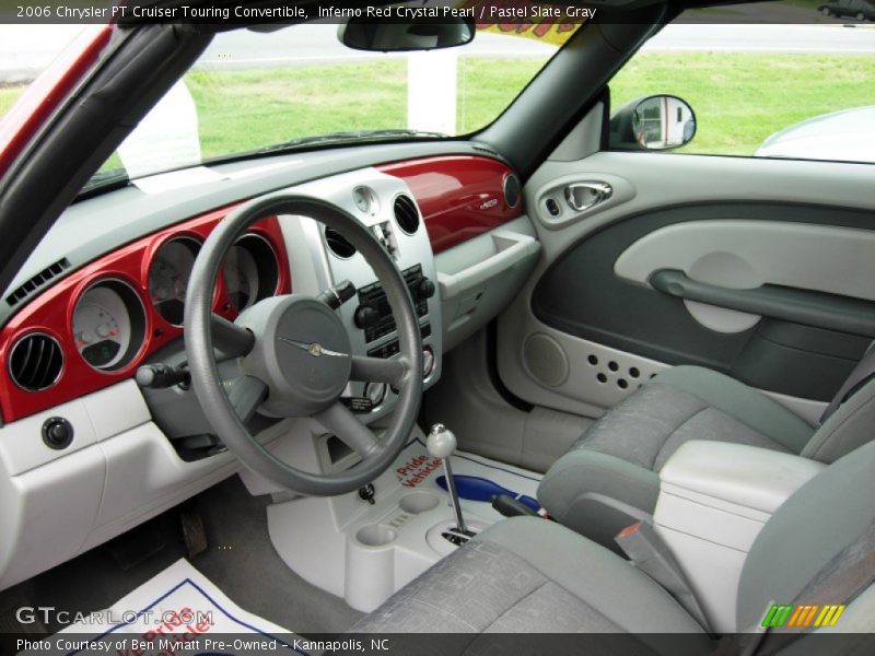 Inferno Red Crystal Pearl / Pastel Slate Gray 2006 Chrysler PT Cruiser Touring Convertible