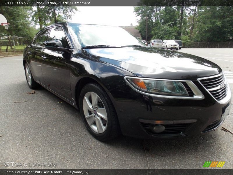 Black / Parchment 2011 Saab 9-5 Turbo4 Sedan