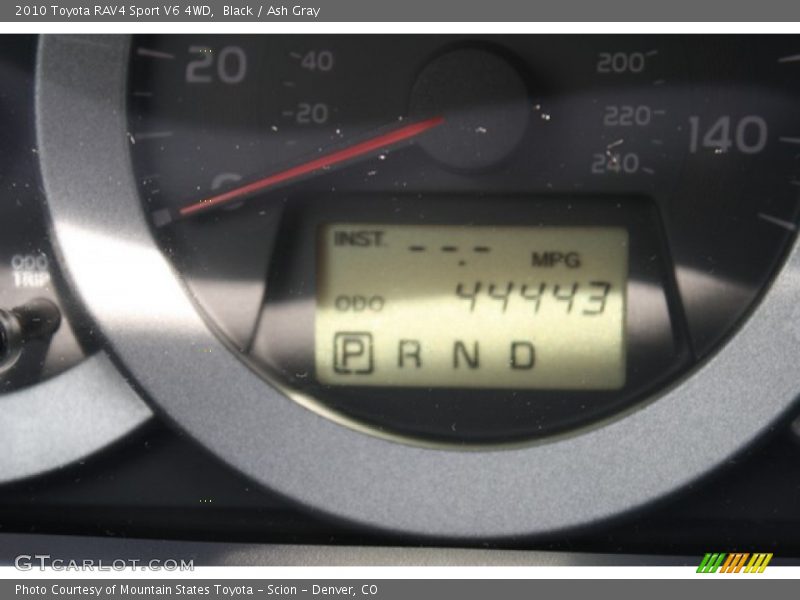 Black / Ash Gray 2010 Toyota RAV4 Sport V6 4WD