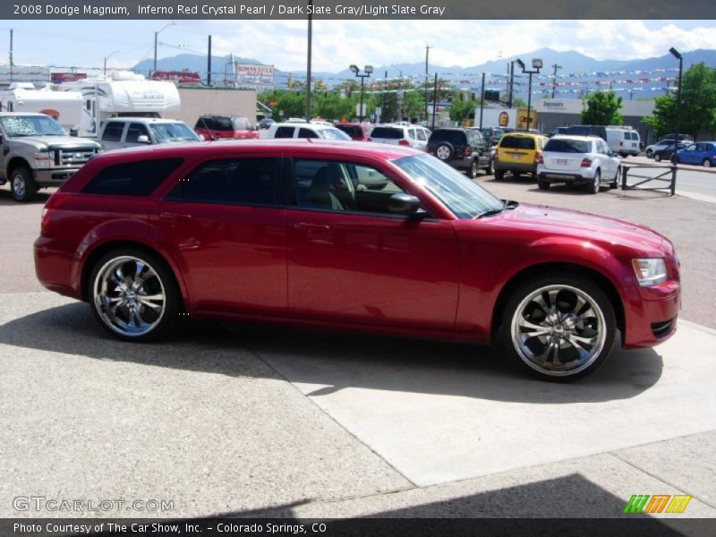 Inferno Red Crystal Pearl / Dark Slate Gray/Light Slate Gray 2008 Dodge Magnum