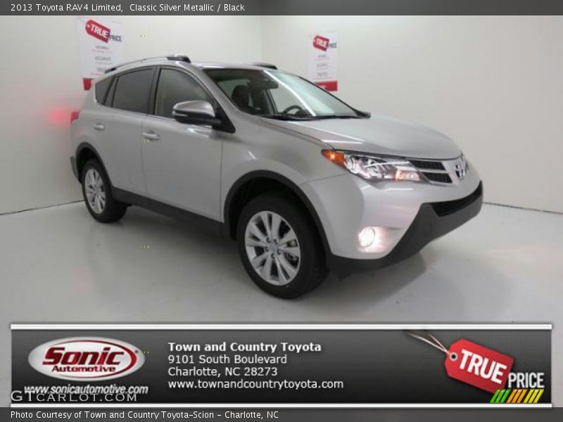 Classic Silver Metallic / Black 2013 Toyota RAV4 Limited