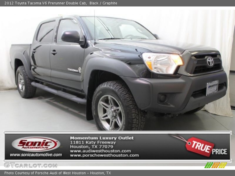 Black / Graphite 2012 Toyota Tacoma V6 Prerunner Double Cab