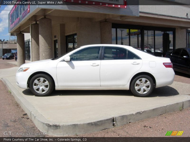 Super White / Ash 2008 Toyota Camry LE